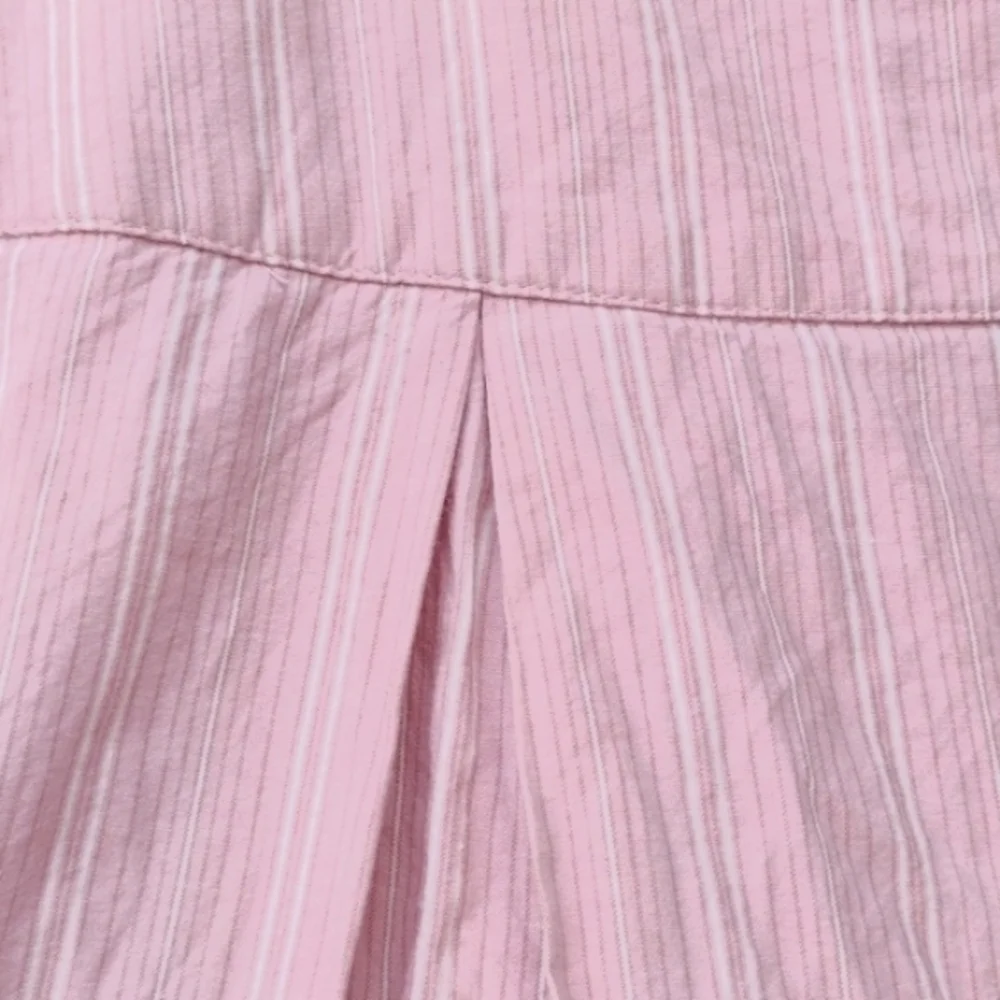 Merona Pink Knee-Length Striped Embroidered A-Line Skirt 4 - Picture 5 of 8